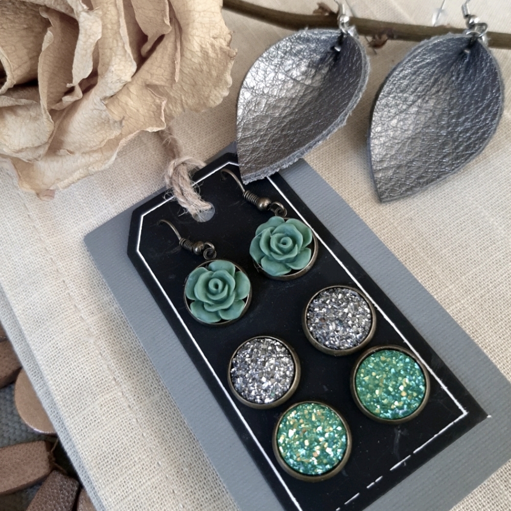 Earrings 4 Pair $15